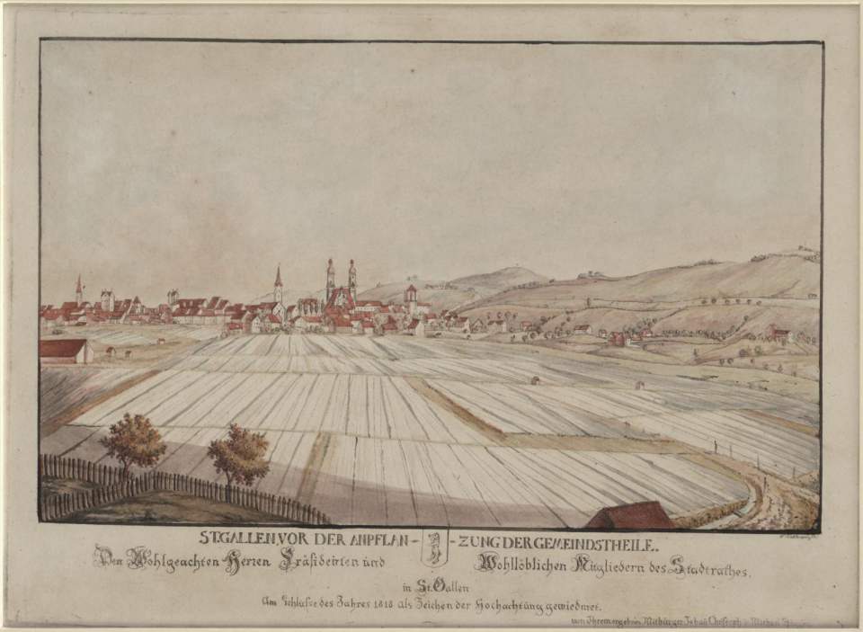 St.Gallen von Westen