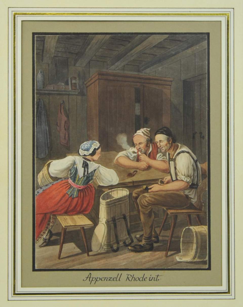 Trachtenbild, Tracht Appenzell Innerrhoden