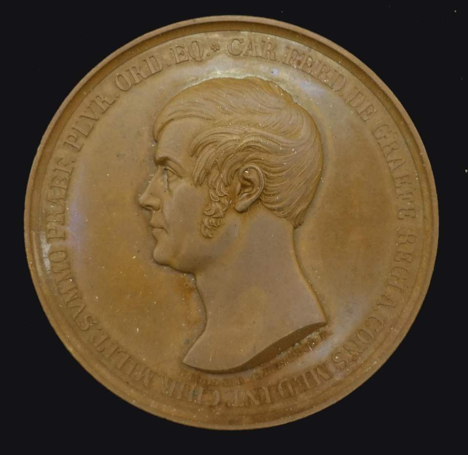 Medaille a. Carl Ferd. de Graefe, Förderer des Kurorts Heiden
