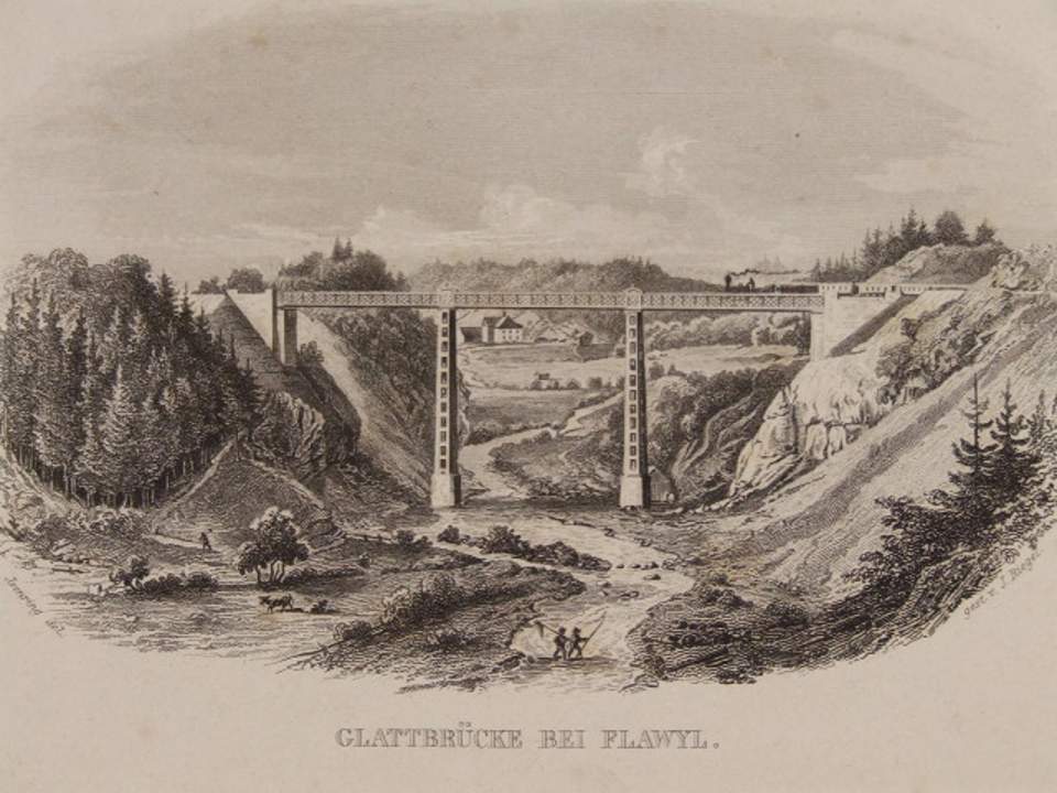 Ansicht Glattbrücke bei Flawil