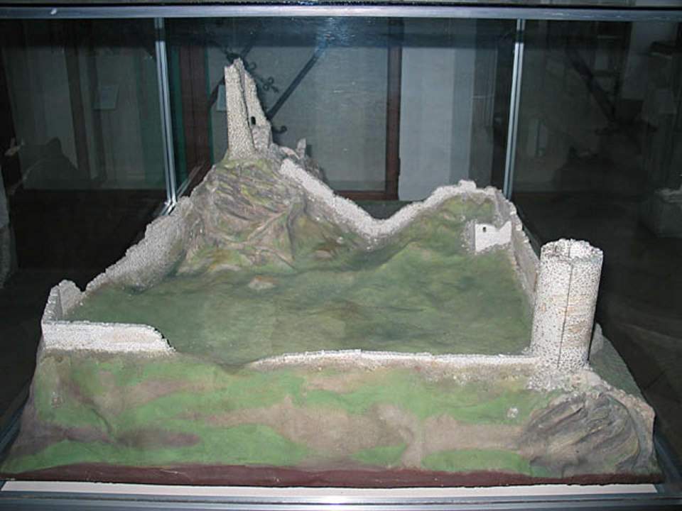Modell Burgruine Freudenberg