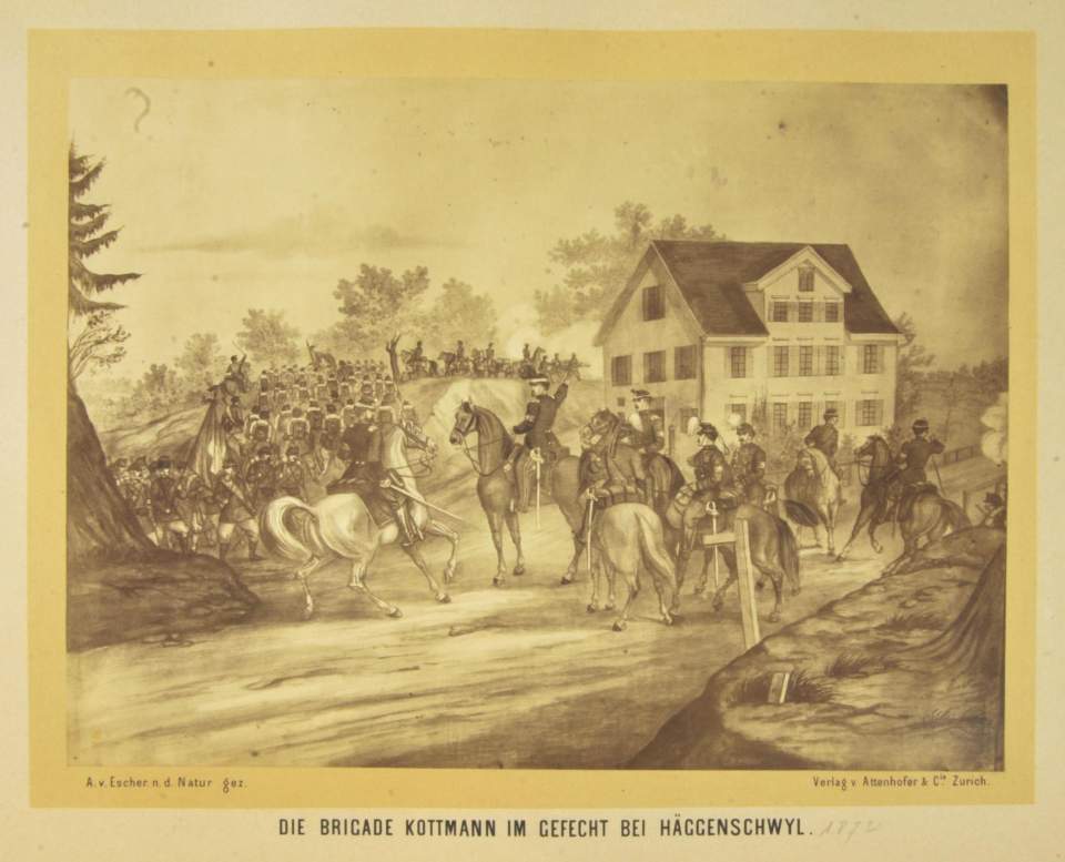 Fotos, Manöver in der Ostschweiz 1872