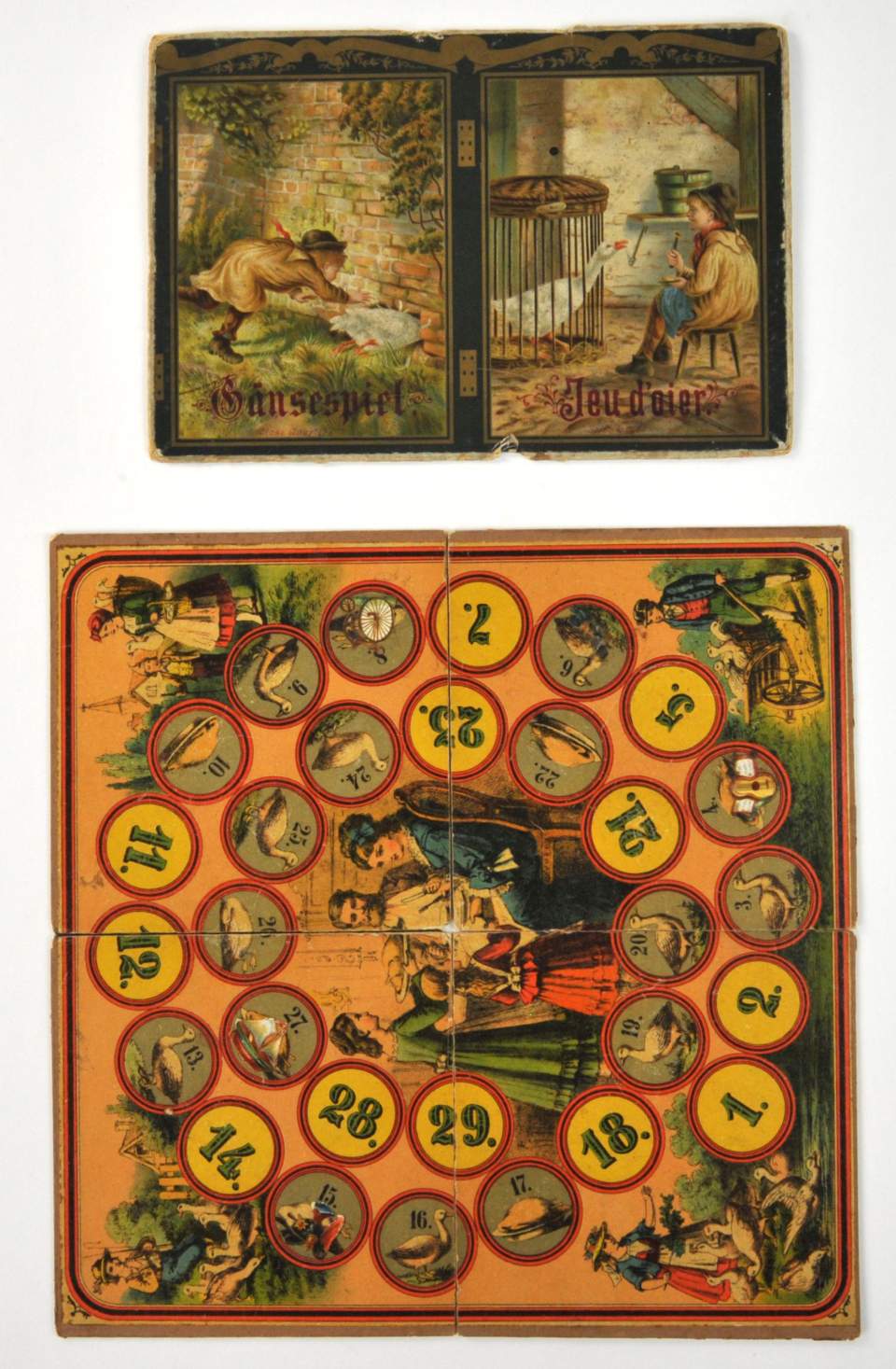 Gänsespiel, Gesellschaftsspiel, Brettspiel