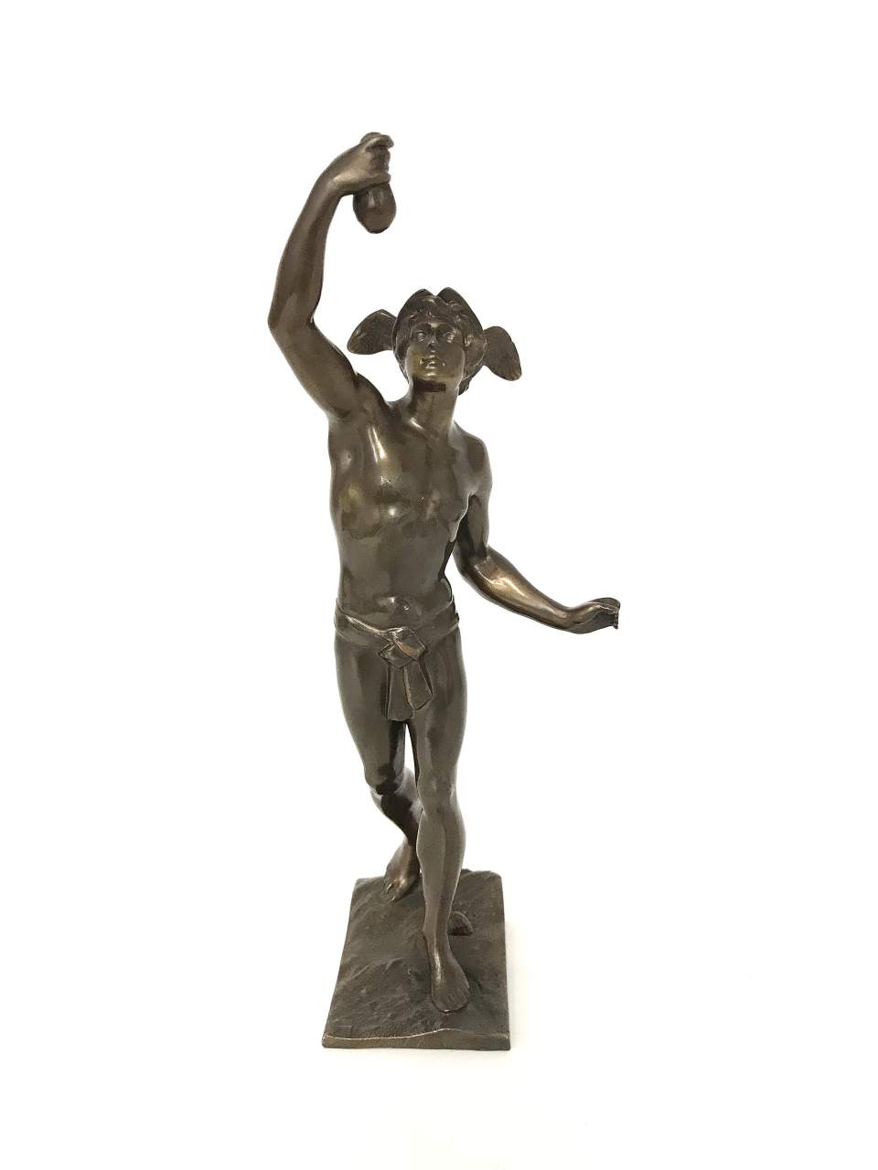 Kleinplastik, Statuette "Merkur", Allegorie des Handels