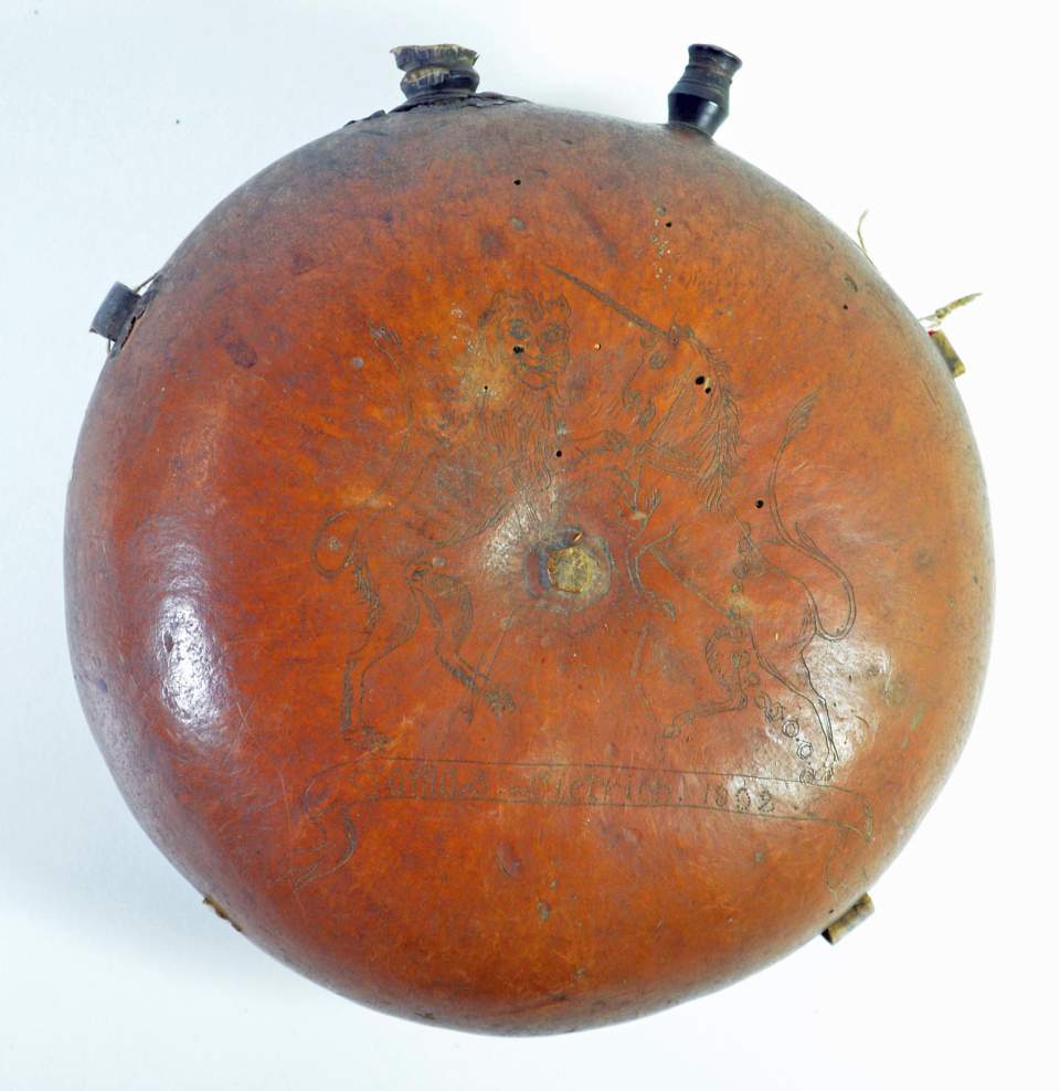 St.Galler Feldflasche aus Ägyptenfeldzug 1802
