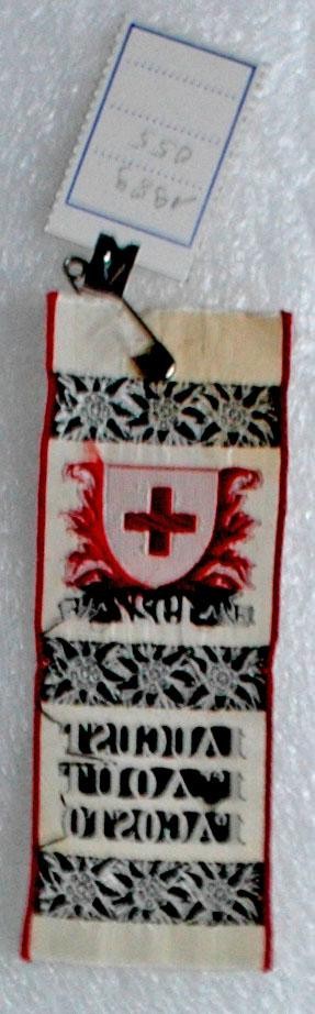 Erinnerungsplakette der Basler Gewerbeausstellung 1927, 1. August 1927