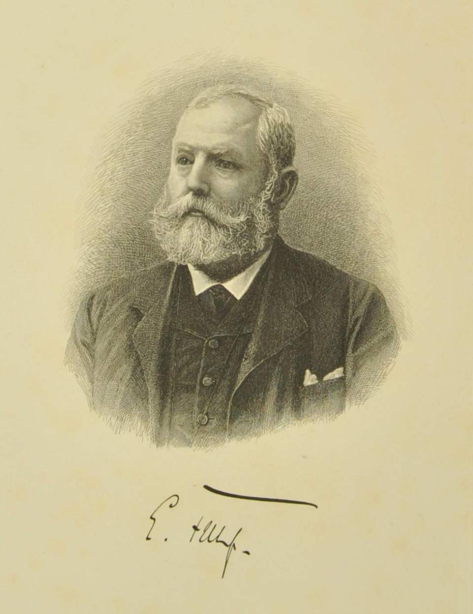 Porträt von Bundesrat E. Frey