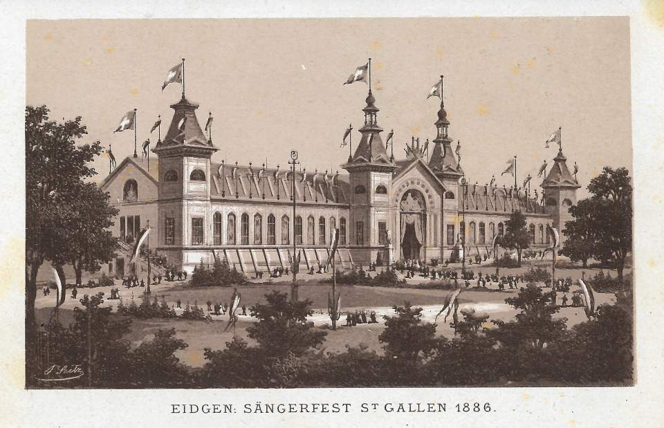 Festhalle des Eidgenössischen Sängerfestes in St.Gallen