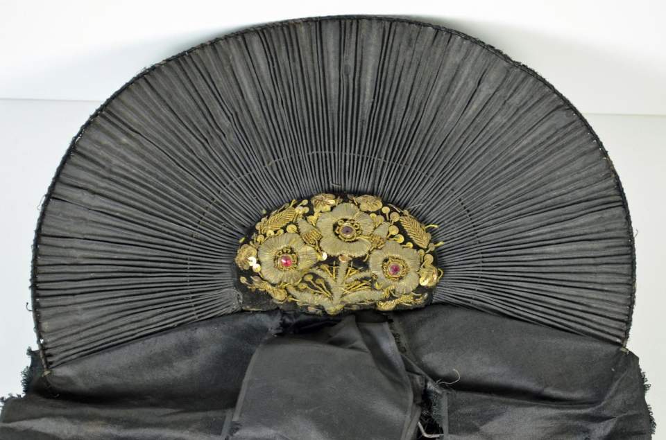 schwäbische Fächerhaube, Radhaube, Süddeutschland, anfang 20. Jh., Trachtenhaube
