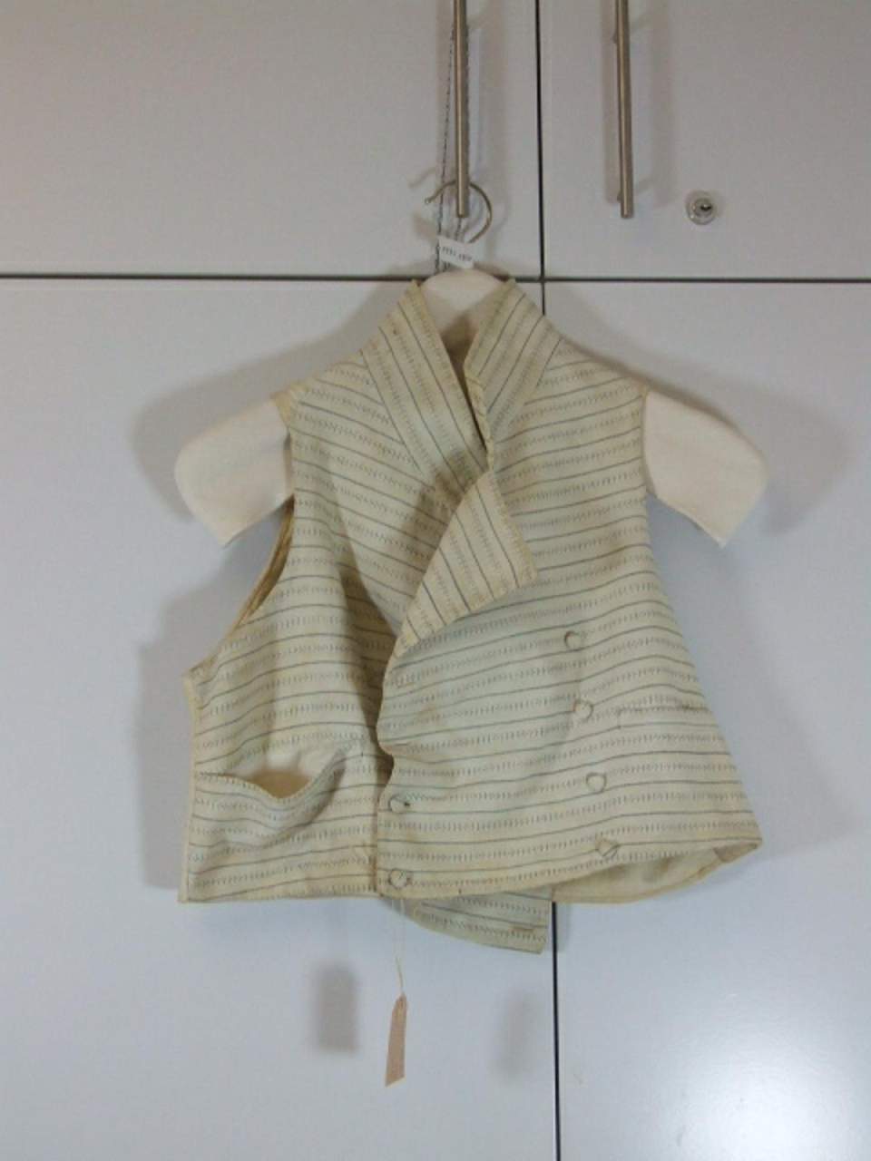 Herrenweste beige