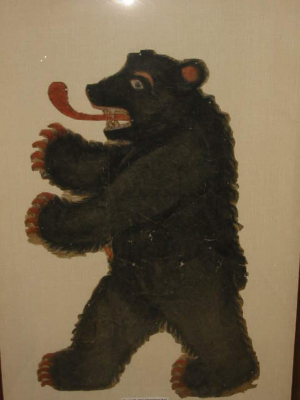 Juliusbanner von Appenzell, 1512 (nur Bärenfragment)