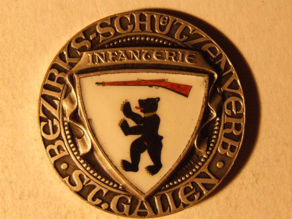 Medaille Bezirksschützenverband St. Gallen

