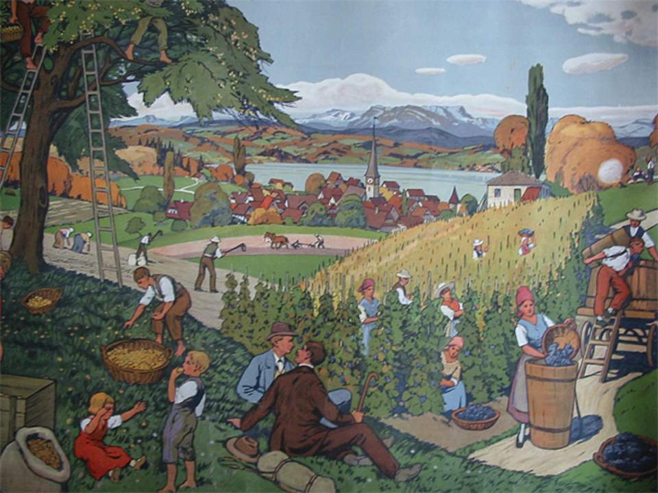 Schulwandbild