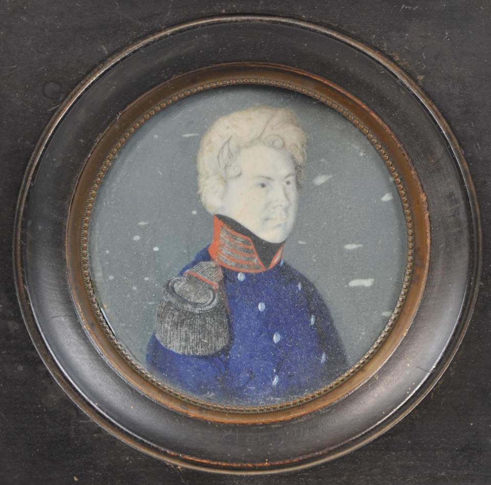 Porträt: August Kuster geb.14. Aug.1797, gest. ?, Bildnis