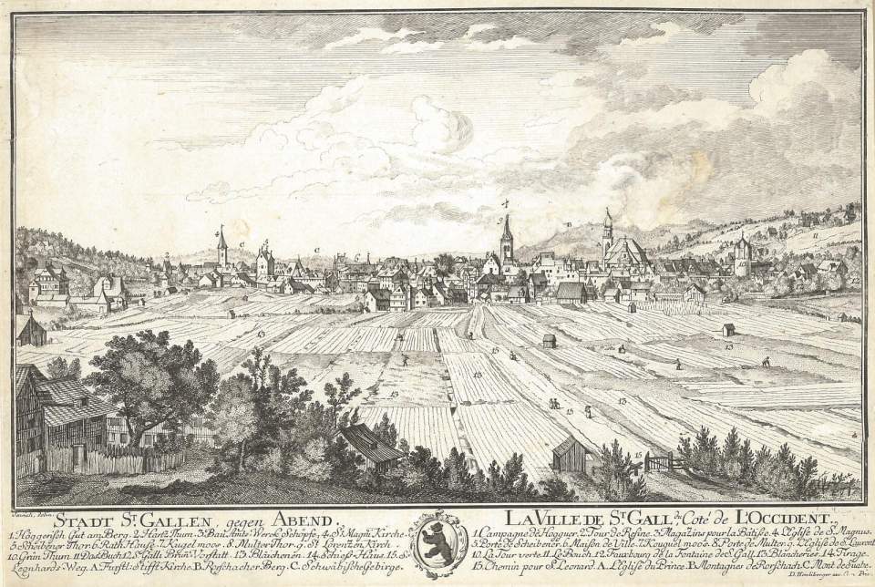 St.Gallen von Westen