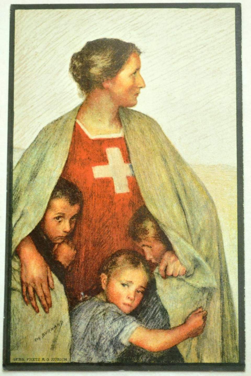 Bundesfeier Postkarte 1917, Set von 11 Ansichtskarten und 2 Fotografien