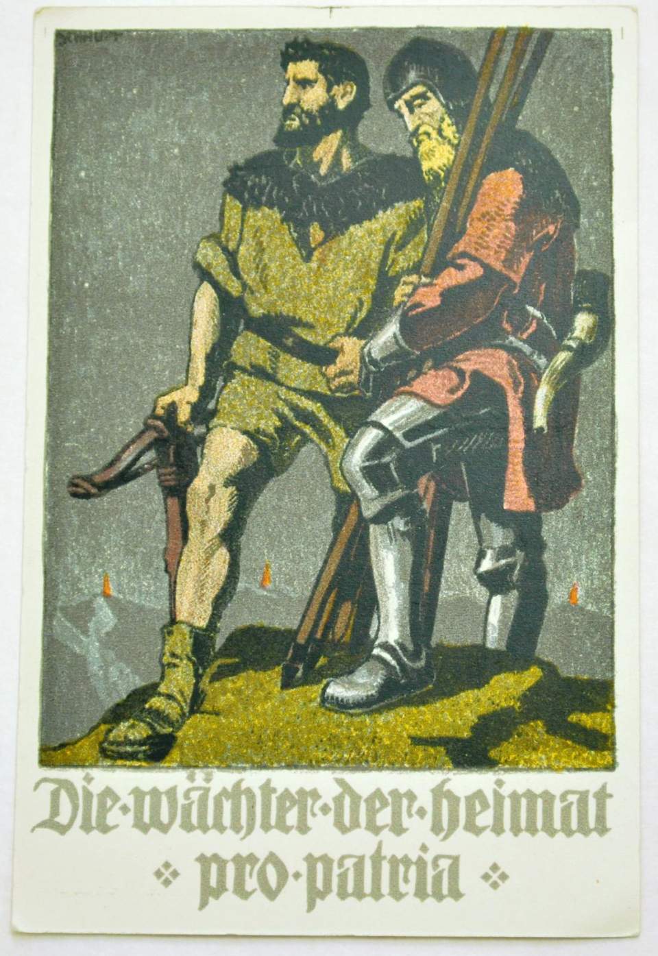 Bundesfeier Postkarte 1910, Set von 11 Ansichtskarten und 2 Fotografien