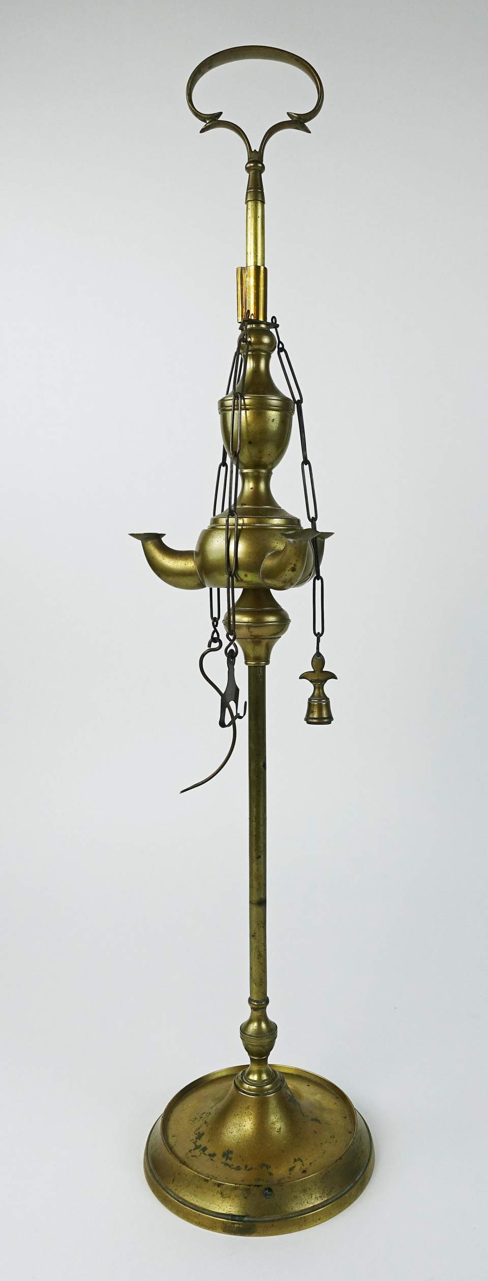 3) Florentiner-Lampe, Römische Lampe; Öllampe