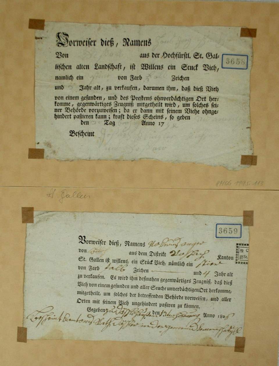 Verkaufsschein