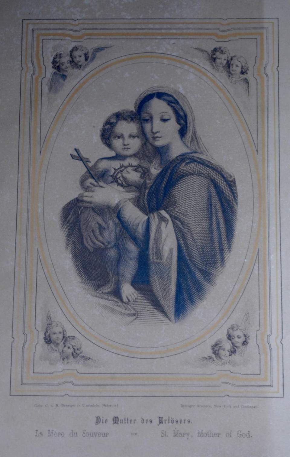 Andachtsbild "Die Mutter des Erlösers"