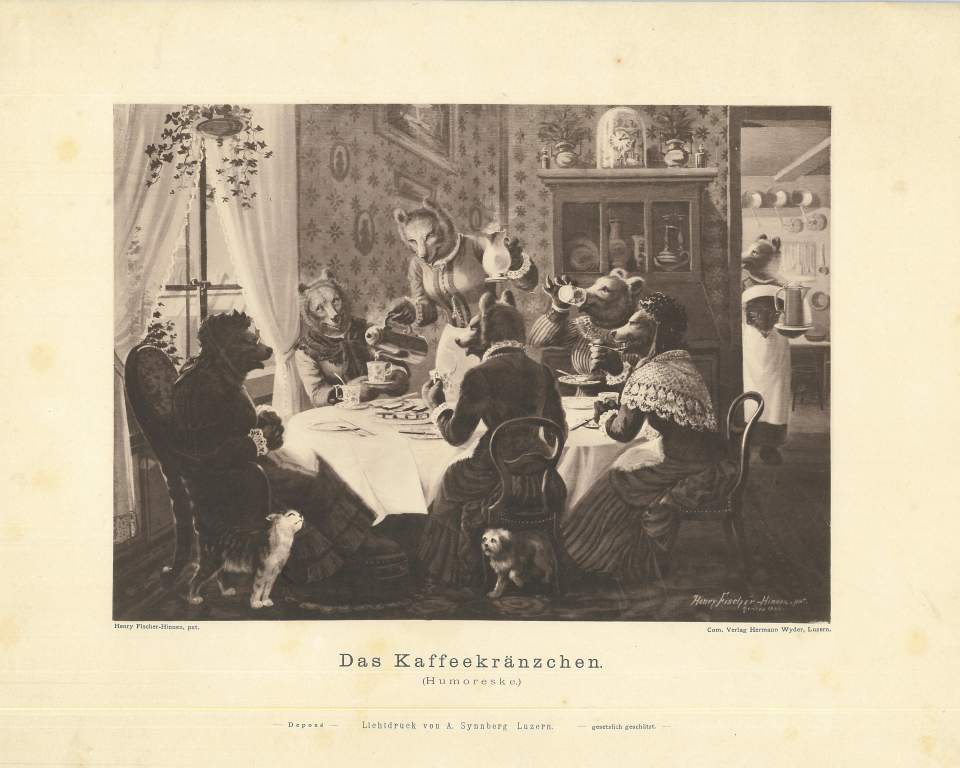 Satirische Darstellung, Das Kaffekränzchen