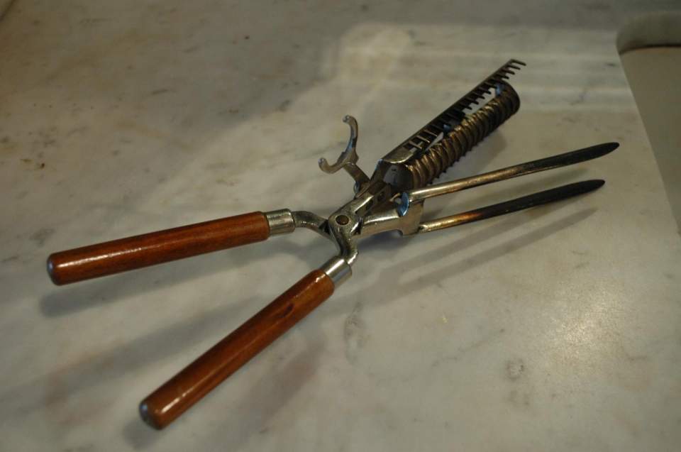 Wellbrenneisen für Haare