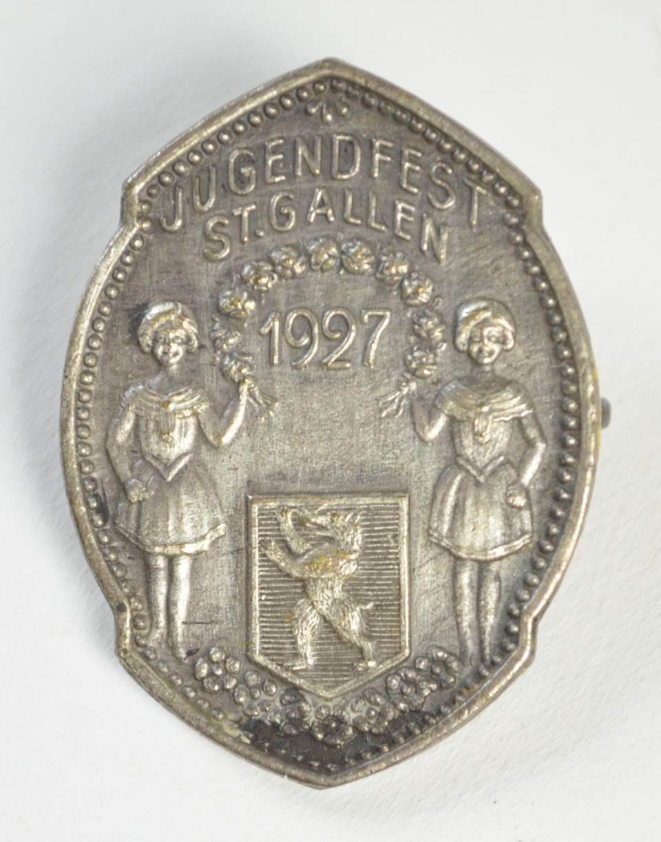 Festabzeichen, Jugendfest St. Gallen, 1927