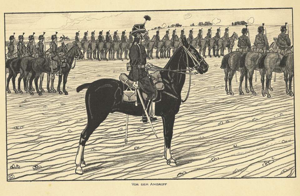 12 Lithografien „Alltag in der Schweizer Armee“, 1912