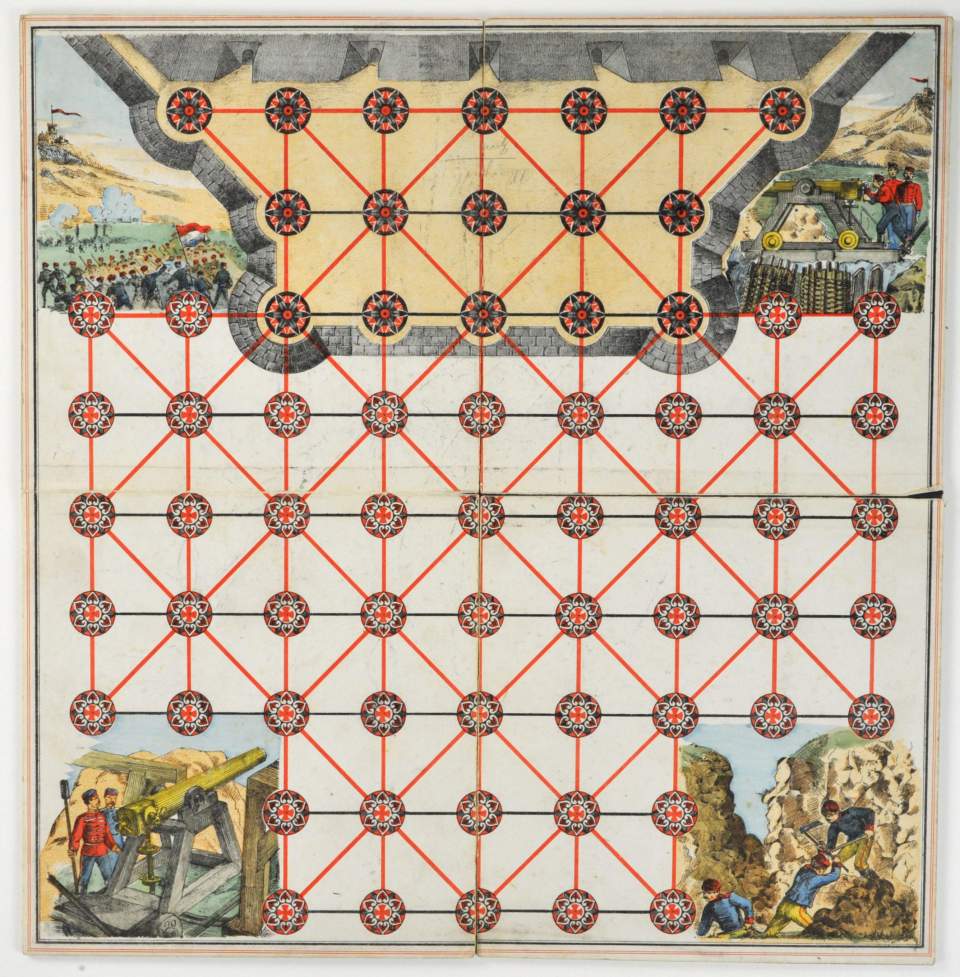Belagerungsspiel, Festungsspiel, Brettspiel, Kriegsspiel