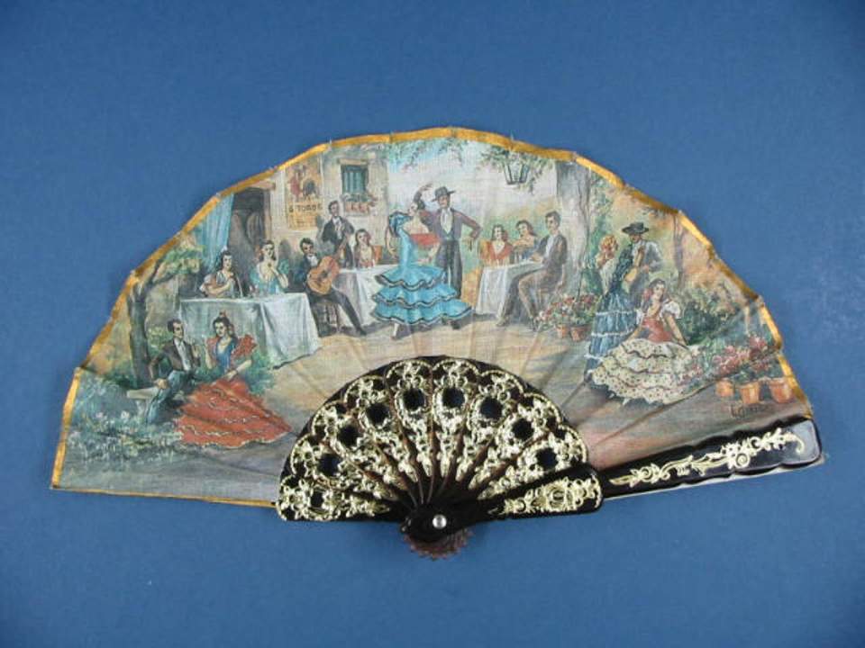 Faltfächer, Souvenirfächer, Fächer