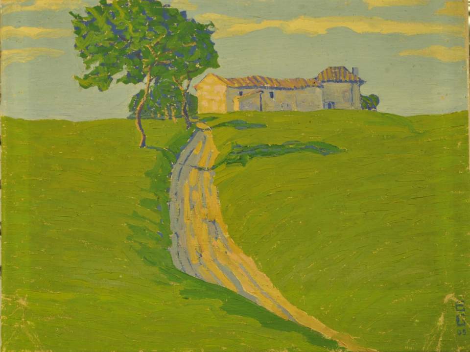 Landschaft, Ölgemälde