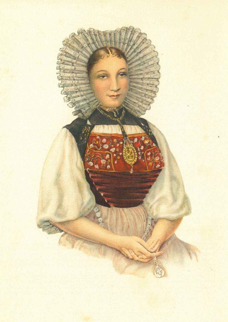 Trachtendarstellung, Solothurner Tracht