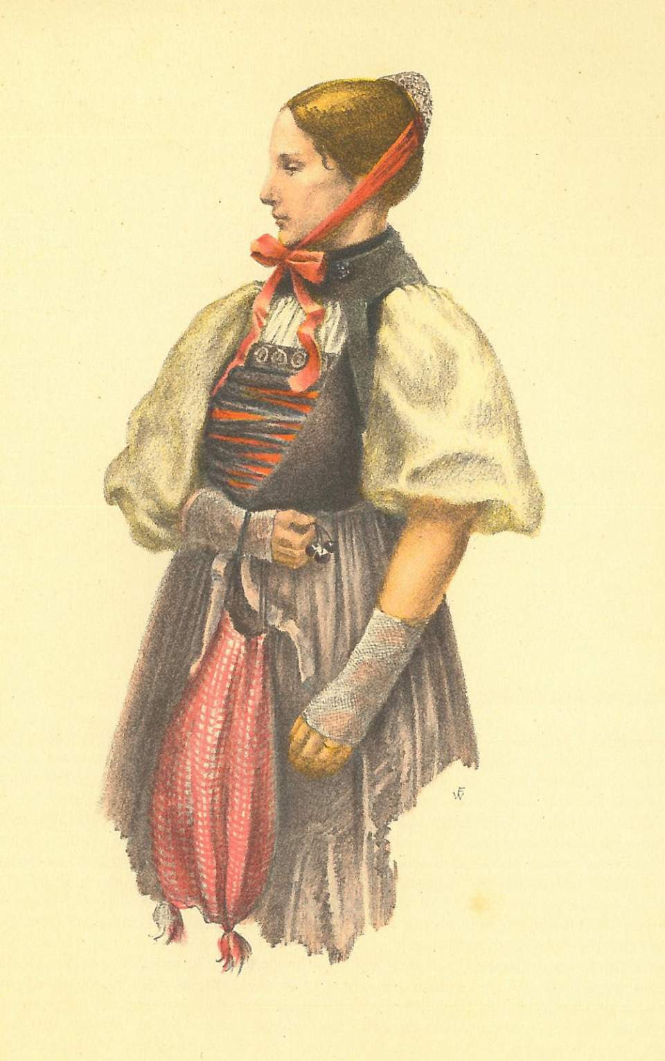 Trachtendarstellung, Baselbieter Tracht