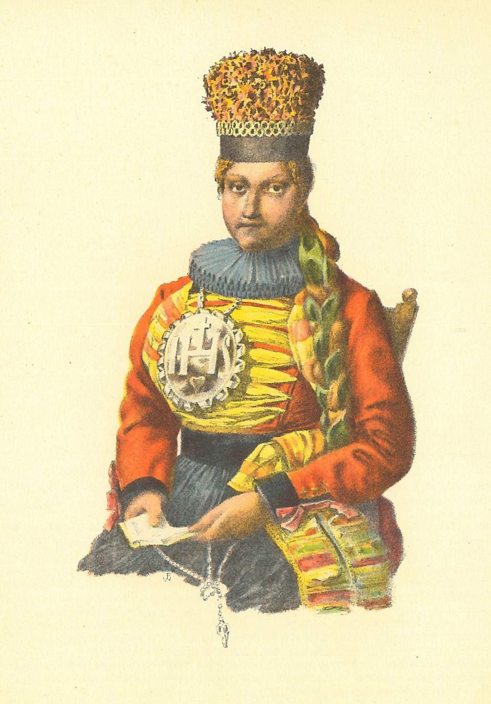 Trachtendarstellung, Freiburger Tracht 