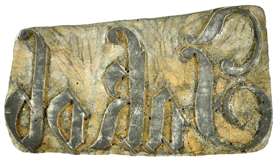 Druckstock für Mühlsäcke, "Jakob", Name