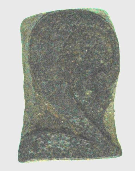 Druckstock für Mühlsäcke, "2", Zahl
