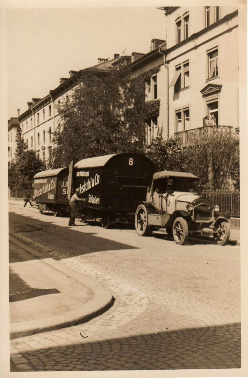 Zügelwagen der Firma Ruckstuhl & Co.