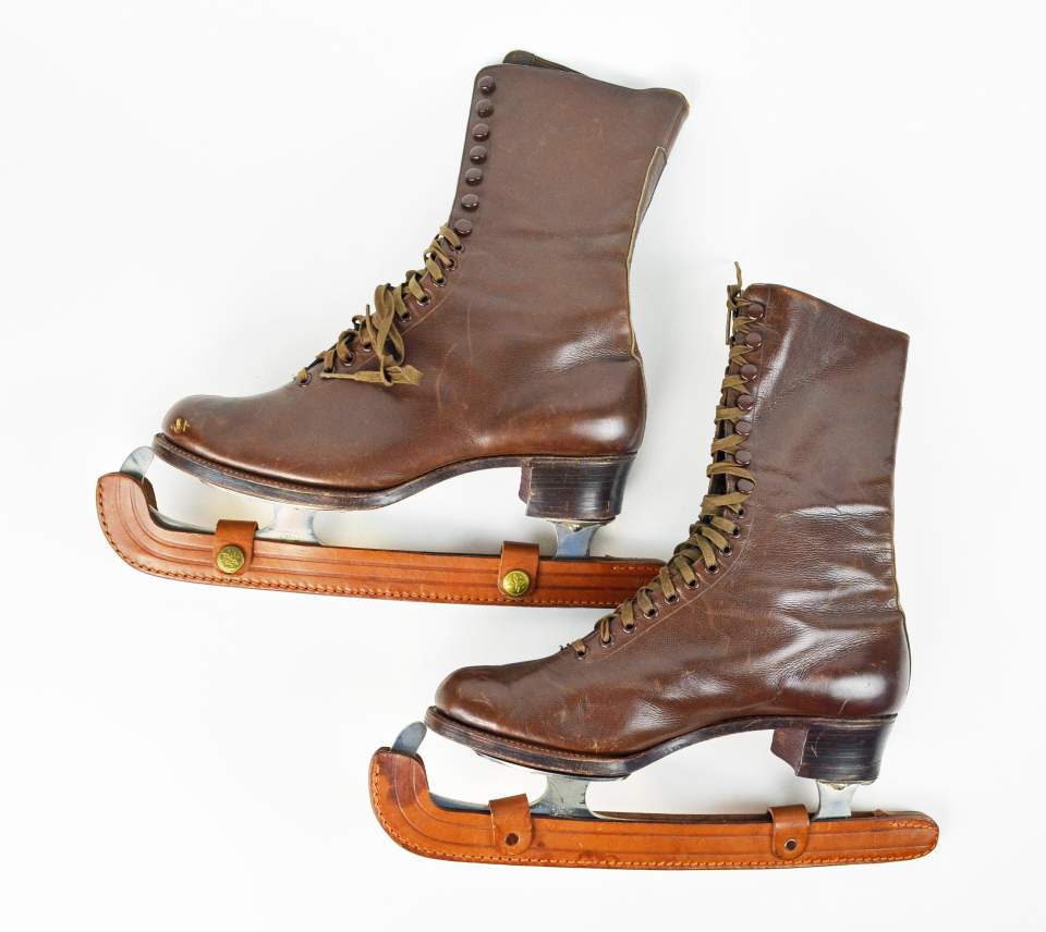 Damen-Schlittschuhe, um 1920