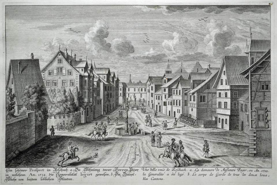 Rorschach, Hauptstrasse, nach 1712