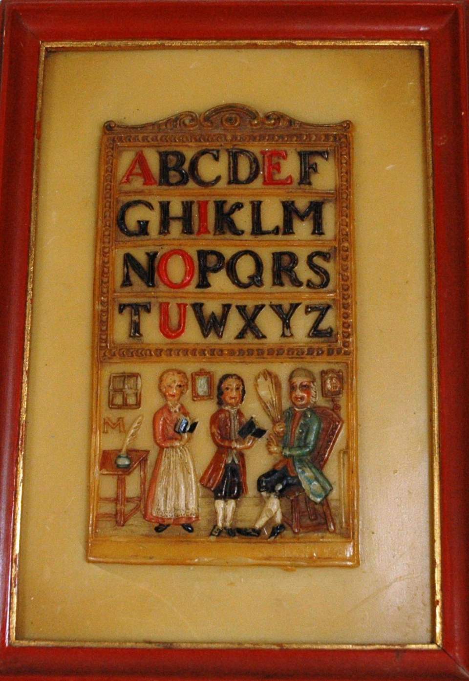 ABC-Tafel, Wachsbild mit ABC