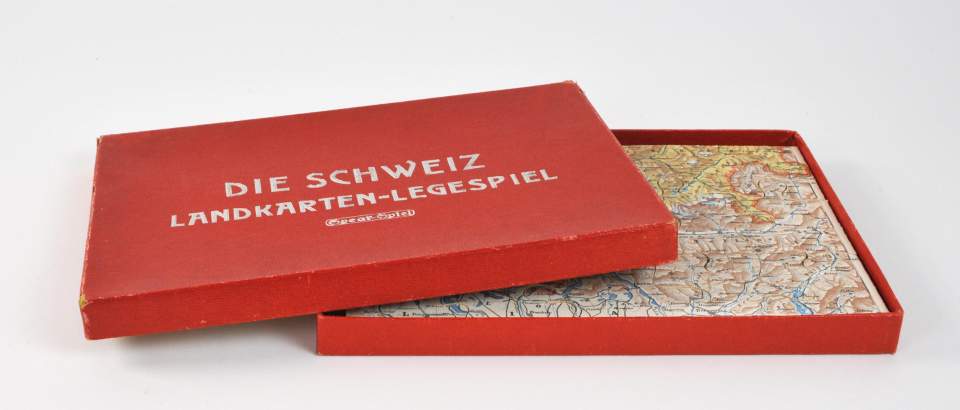 Landkarten-Legespiel, Puzzle