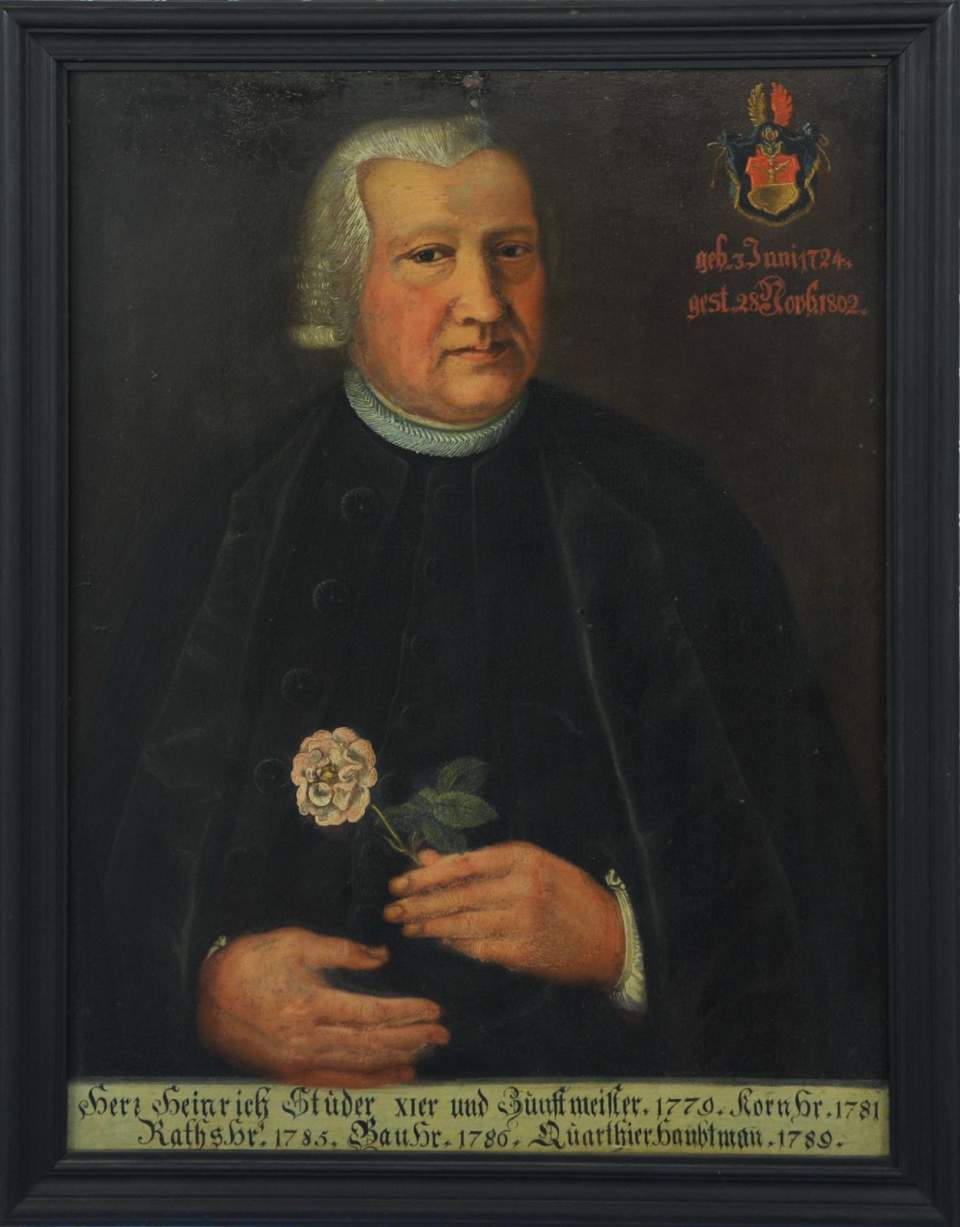 Porträt Heinrich Studer (1724 - 1802), Bildnis