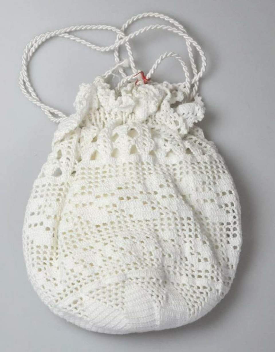 Handtasche, gehäkelter Beutel, Ridicule