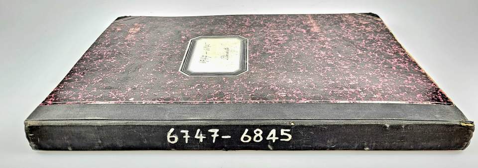 3 Musterbücher für Taschentücher der Firma Stoffel