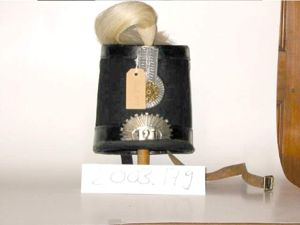 Tschako, eidg. Ord. 1852, Infanterie, Stab, Bataillons-Kdt.?