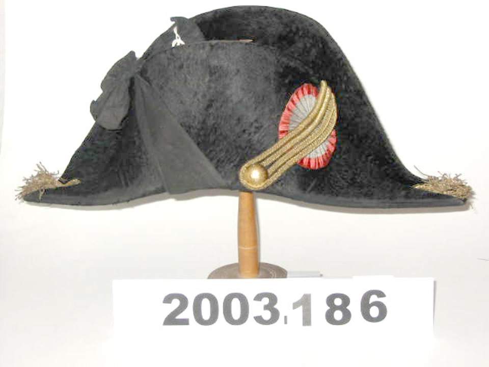 Zweispitz, eidg. Ord. 1852, eidg. Stabsoffizier, Leutnant bis Hauptmann
