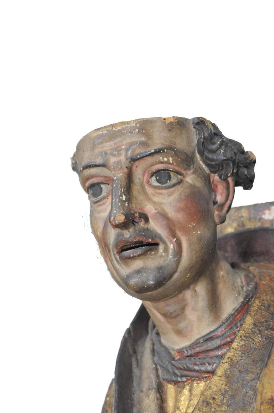 Heiligenfigur mit Pluviale