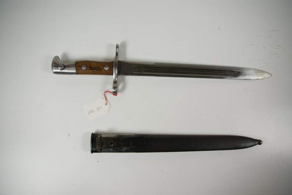 Dolchbajonett mit Scheide, Eidg. Ord. 1889