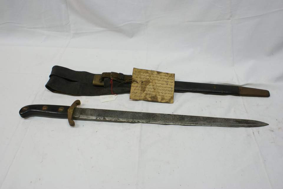 Weidmesser mit Scheide, eidg. Ord. 1842/52