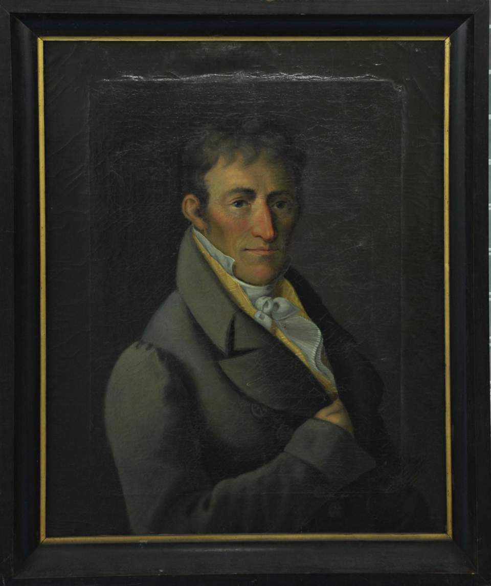 Gemälde, Porträt des Bankier Kübler